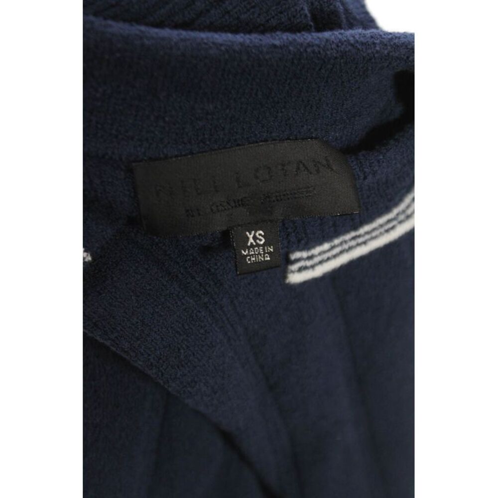 Nili Lotan Womens Blue Collared Button Polo Short Sleeve Cotton Basic Size XS - Picture 5 of 5